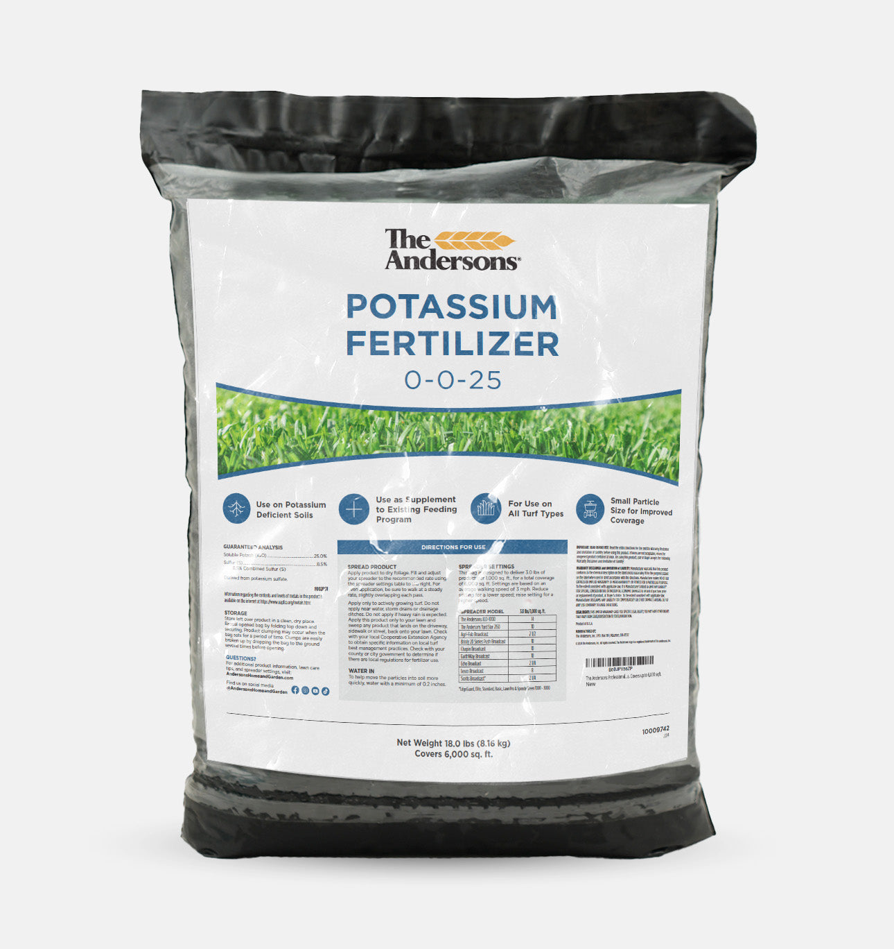 organic potassium fertilizer for plants Potassium Fertilizer 0-0-25 – Andersons Lawn