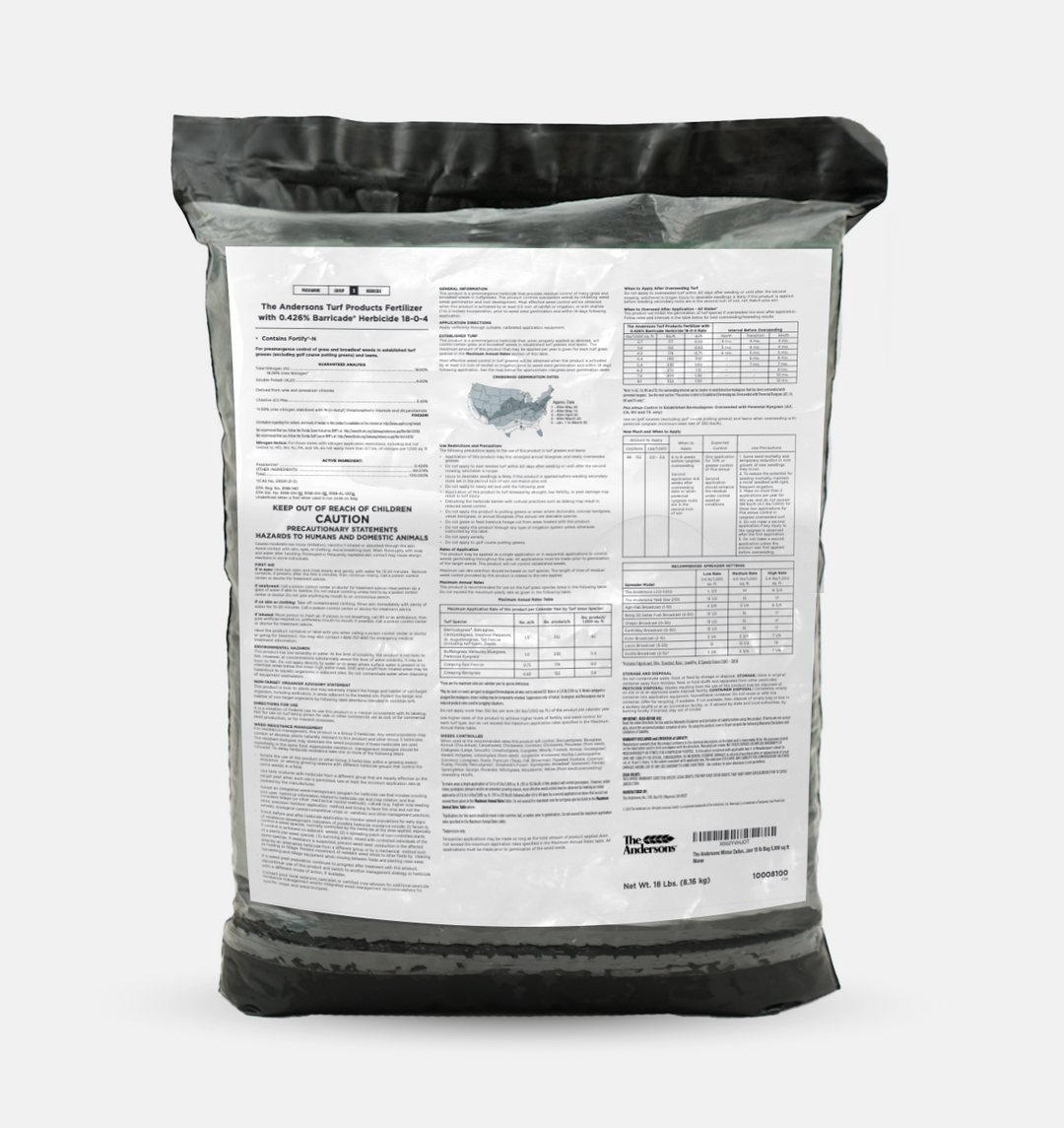 Barricade plus lawn food studio bag