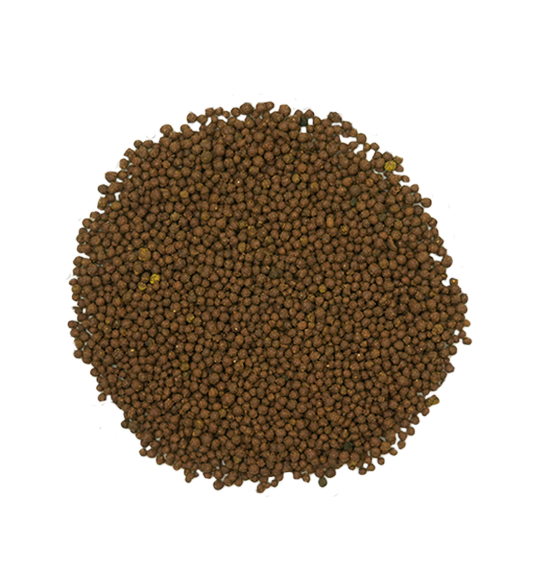Overhead shot of a pile of Barricade weed control granules