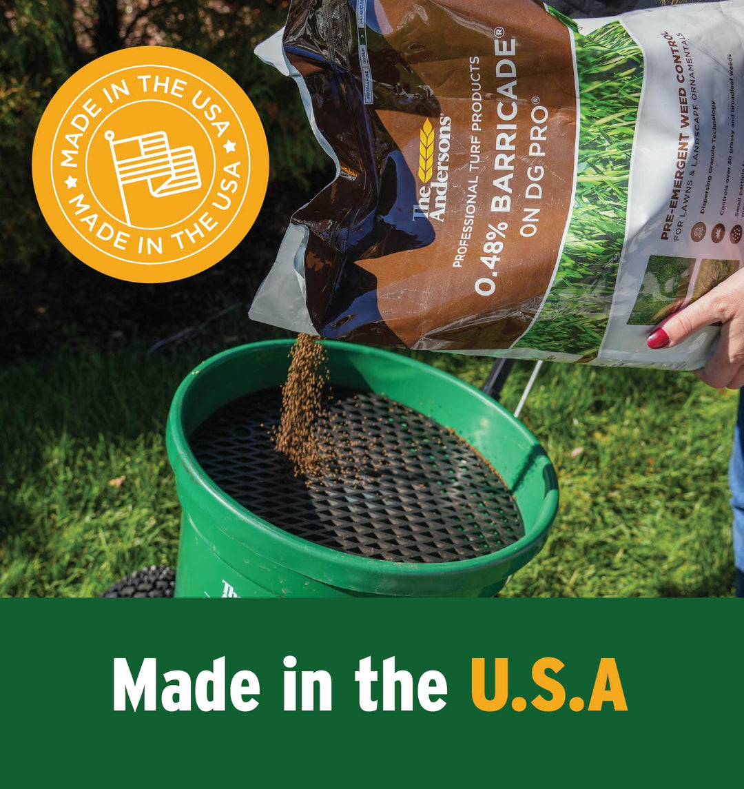 Barricade made in the usa bag pour into spreader