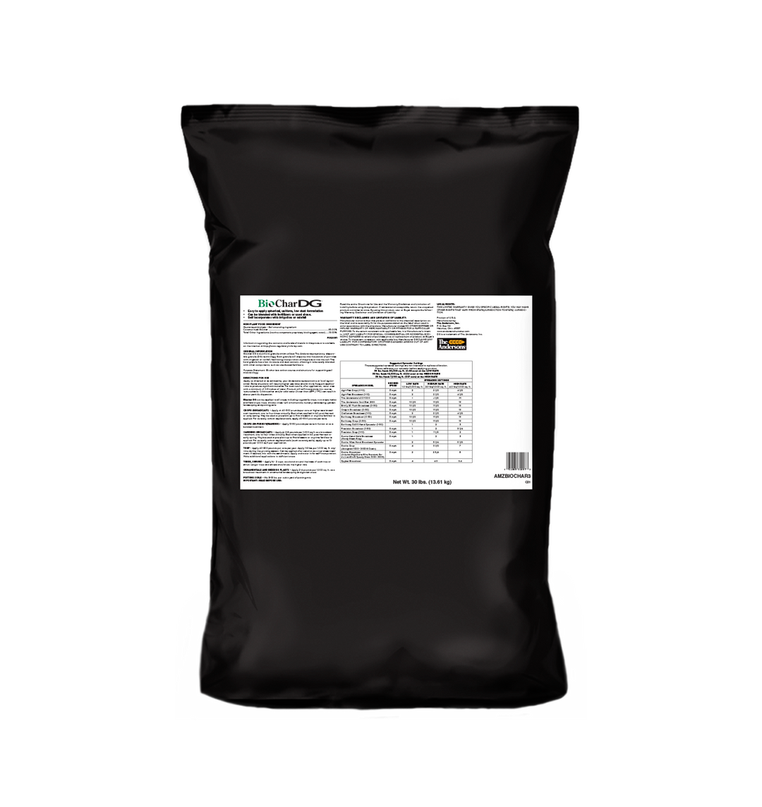 mock up of 30lb biochar dg