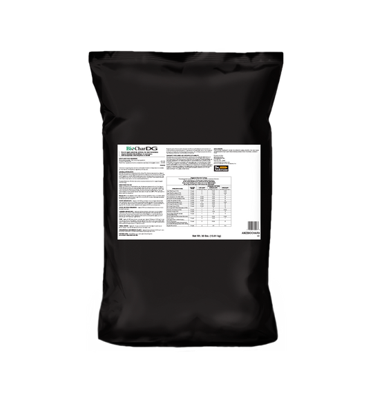 mock up of 30lb biochar dg