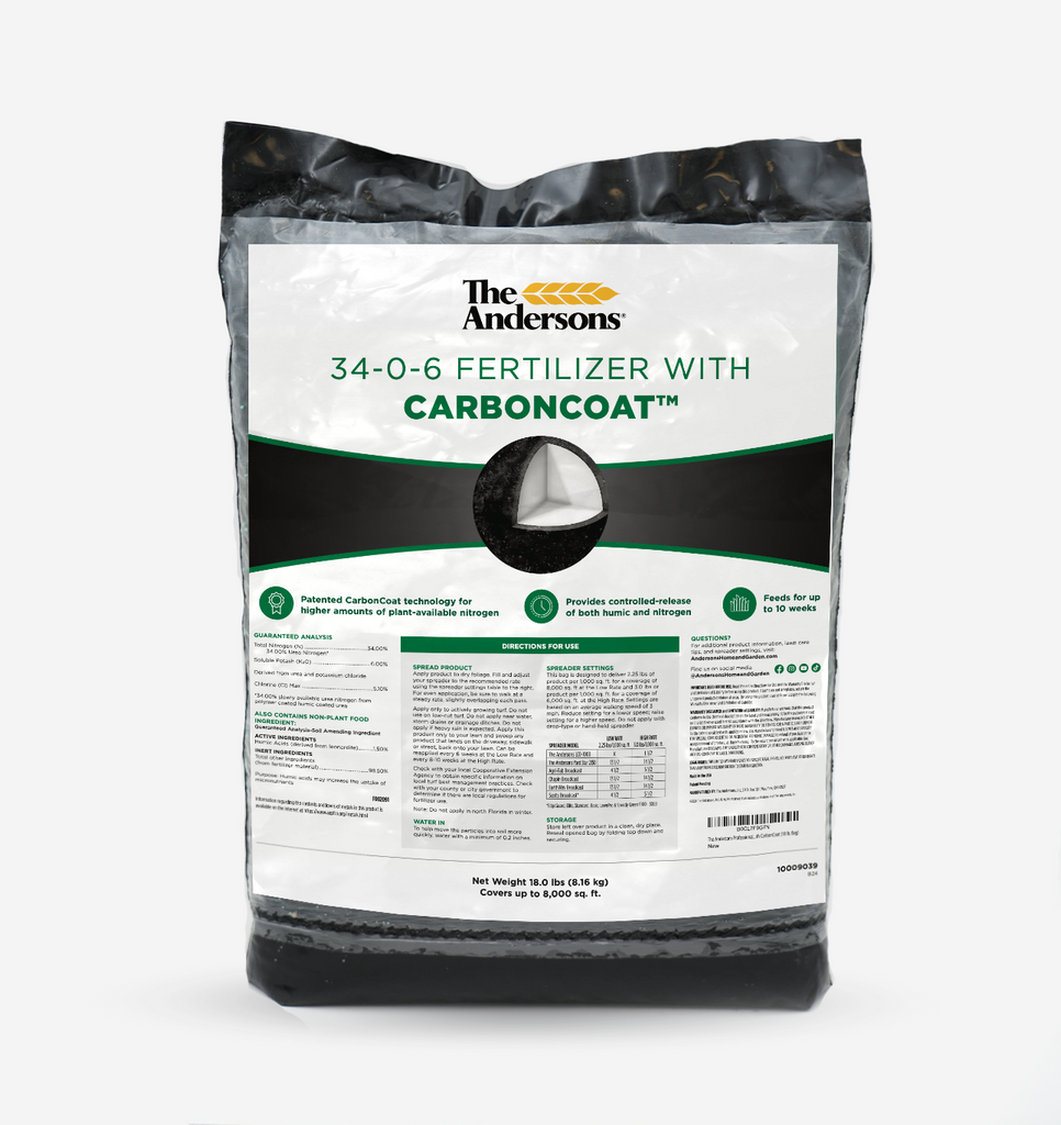 carbon based fertilizer for plants CarbonCoat® 34-0-6 – Andersons Lawn
