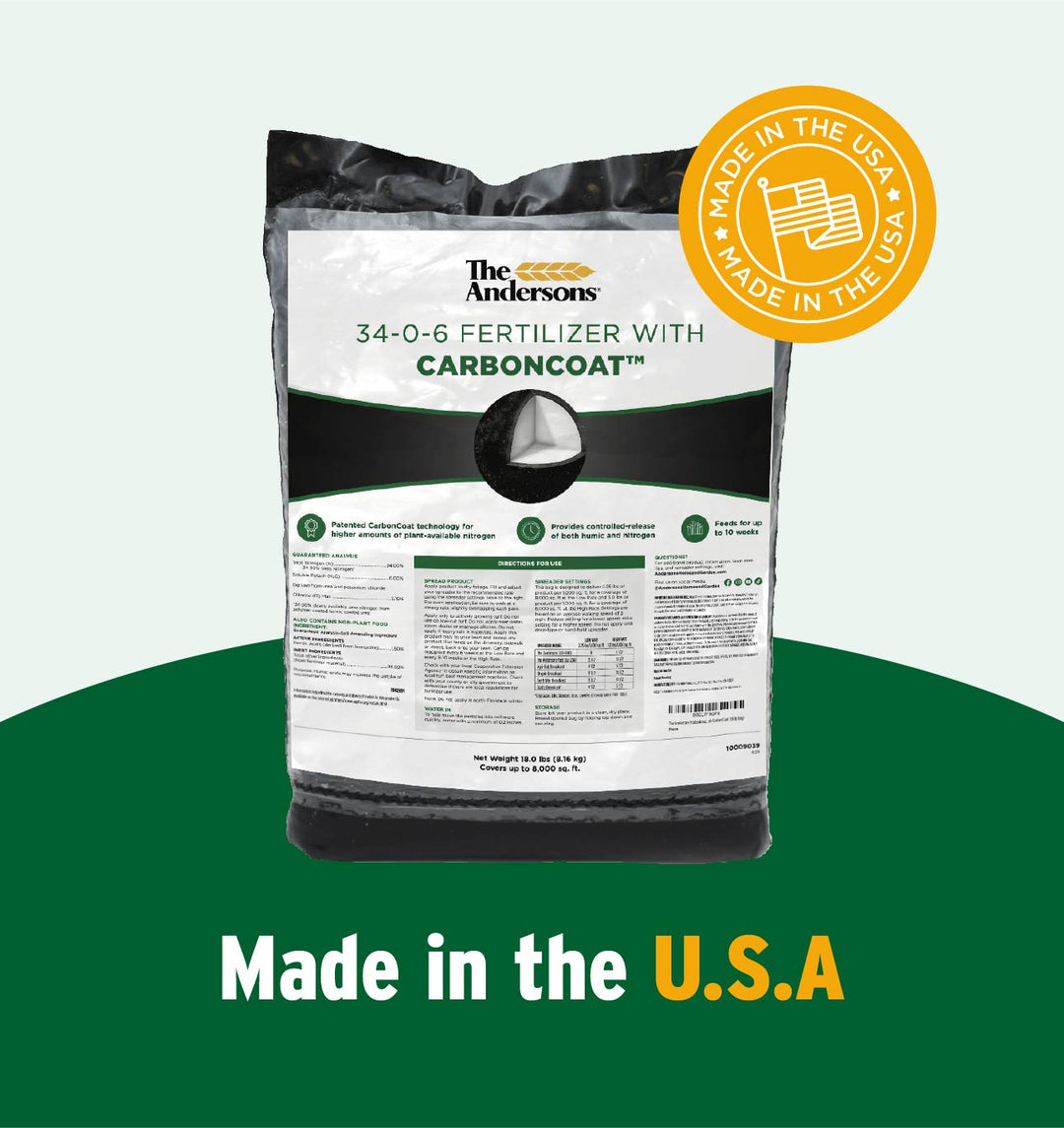 carbon based fertilizer for plants CarbonCoat® 34-0-6 – Andersons Lawn