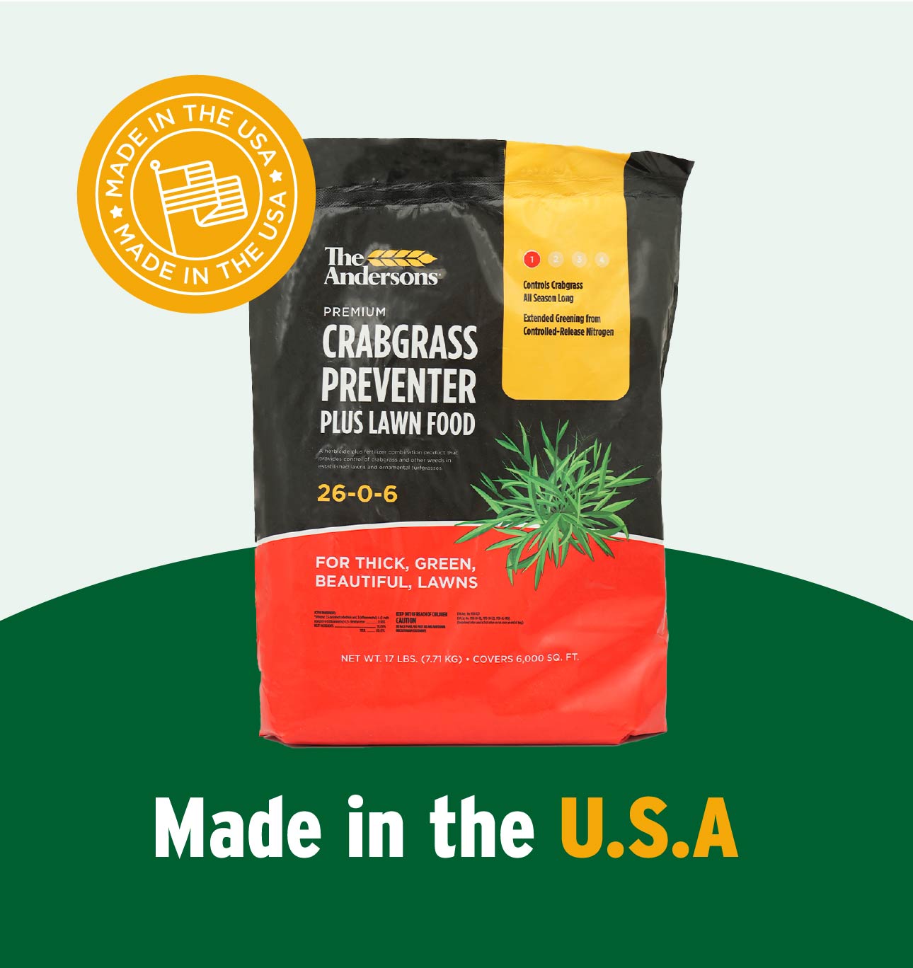 best crabgrass pre emergent herbicide Crabgrass Preventer Plus Lawn Food 26-0-6 – Andersons Lawn