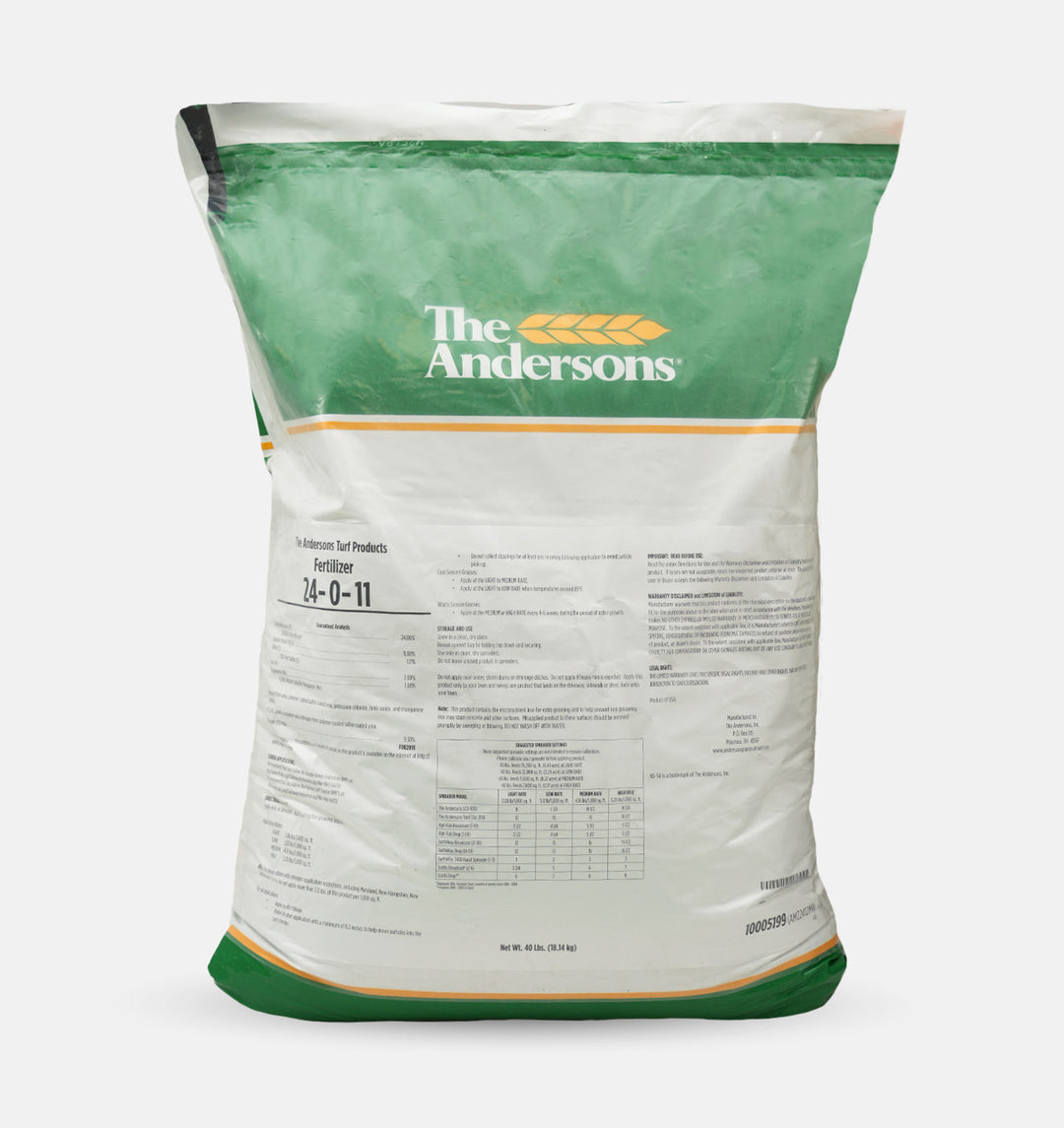Deep Green 24-0-11 Lawn Fertilizer Bag