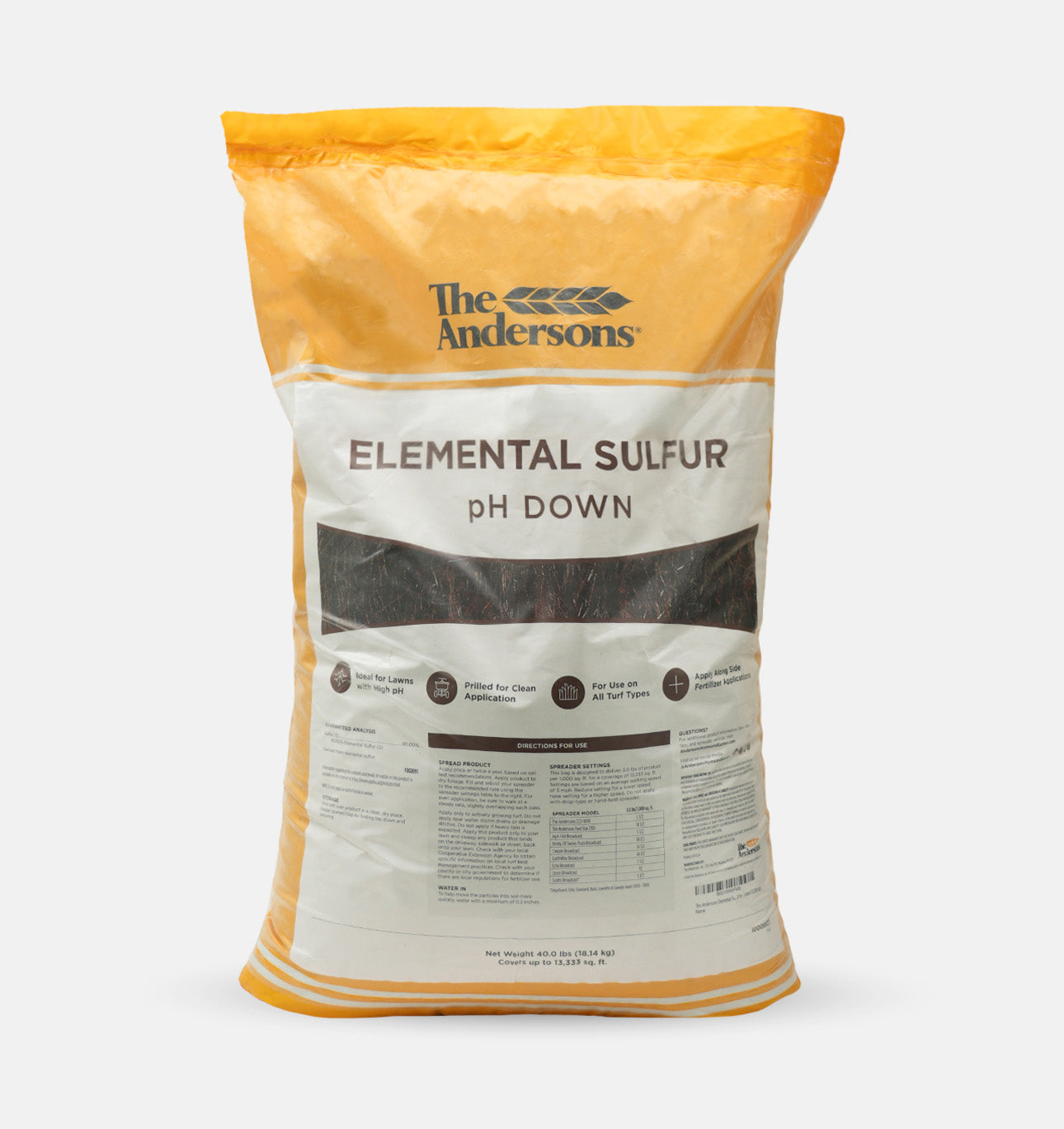 Elemental Sulfur pH Down – Andersons Lawn