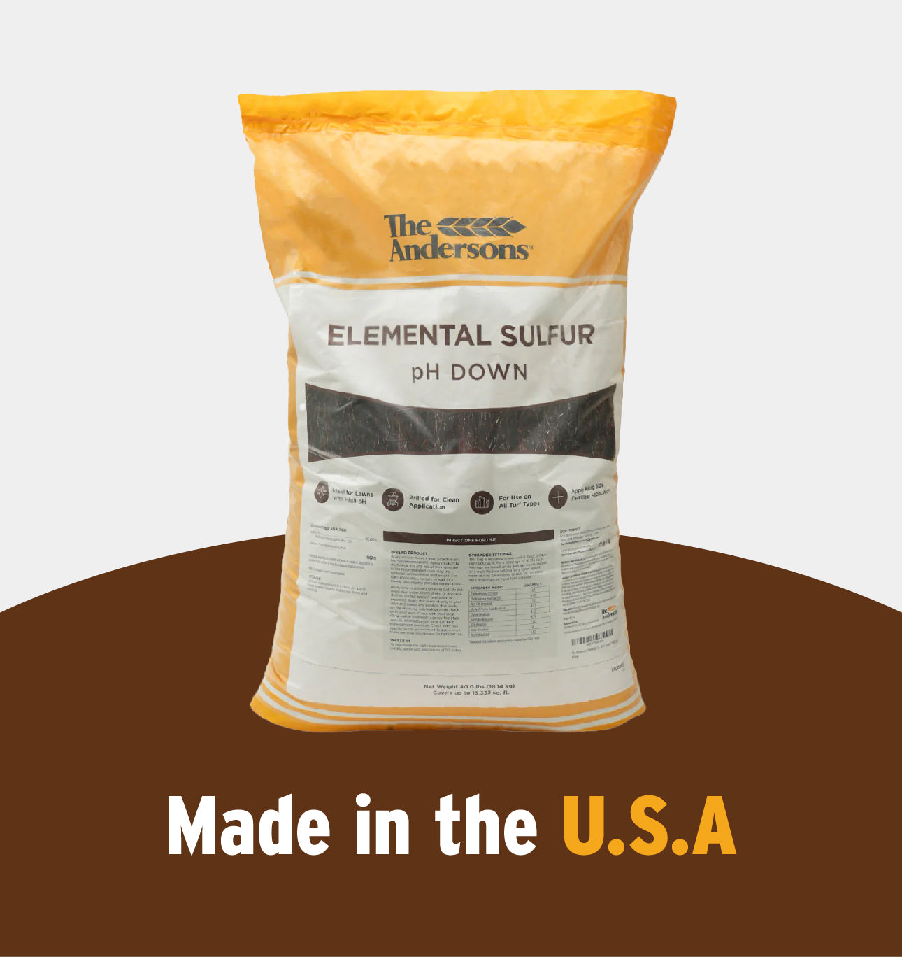 Elemental Sulfur pH Down – Andersons Lawn