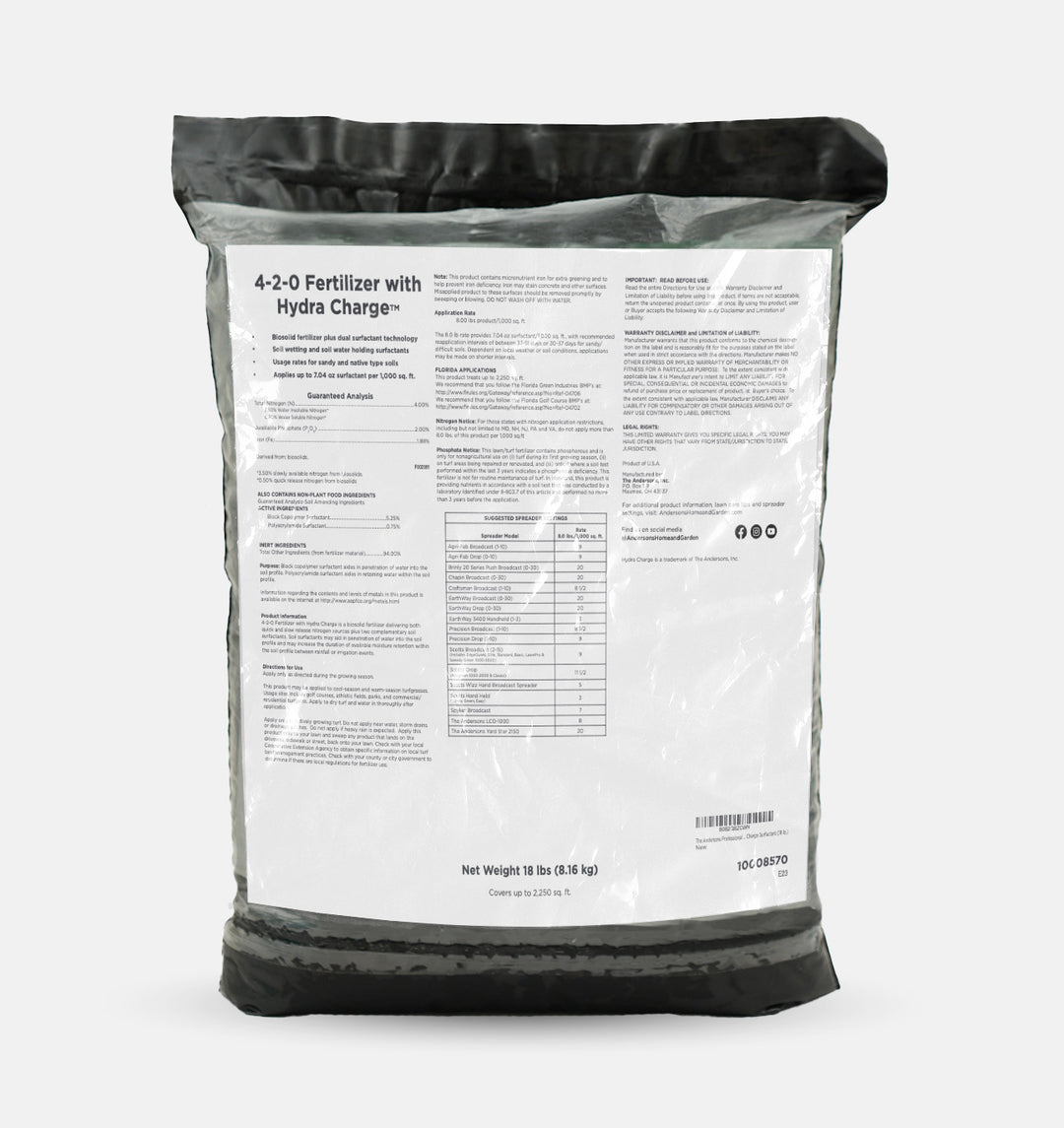 Hydra Charge Lawn Fertilizer Bag