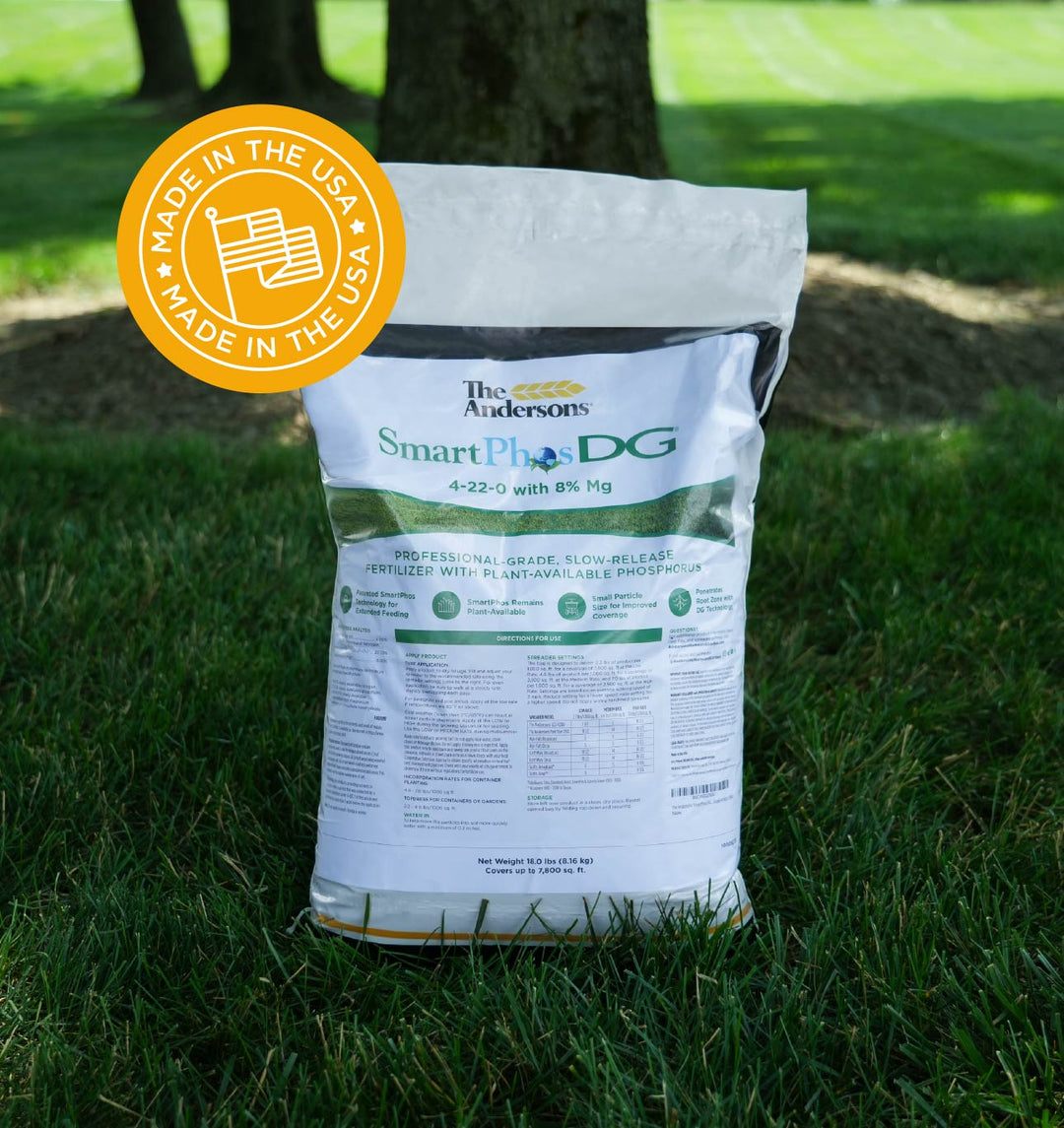 SmartPhos 4-22-0 Lawn Fertilizer is Made in the U.S.A.