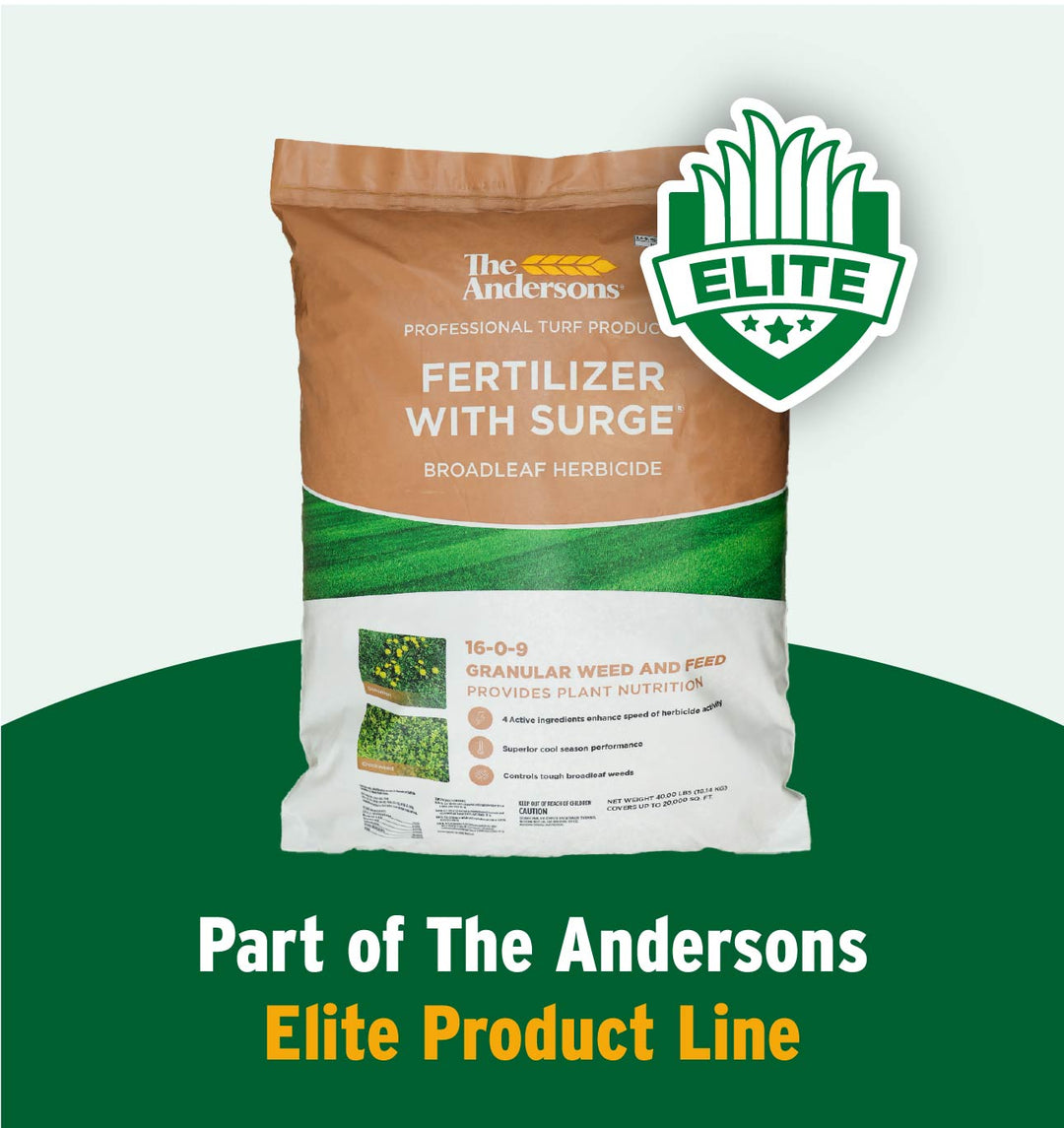 surge broadleaf herbicide mix ratio Surge Weed and Feed 16-0-9 at The Andersons
