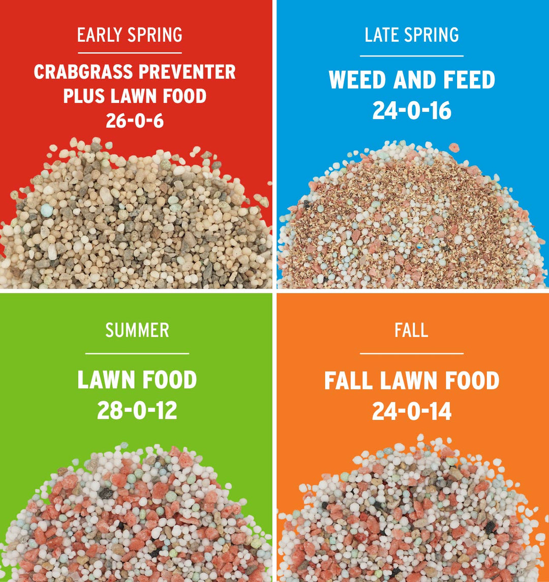 the andersons lawn program product piles